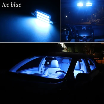 22Pcs Canbus Nav Kļūda Balts LED Auto salona Apgaismojuma Komplekts Audi A8 S8 D3 4E LED Interjera Dome Kartes Bagāžnieka Footwells Durvju Gaismas Komplekts