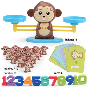 Math Spēles Rotaļlietas Spēles Galda Mērkaķis Kaķis Digitālo Bilances Apjoma Rotaļlietas Bērniem Izglītības Mācību Rotaļlietu Pievienot Atņemt Matemātikas Rotaļlietas