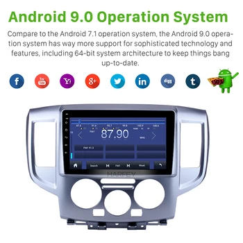Harfey Android 10.0 API 29 Automašīnu Multimediju Atskaņotājs, GPS 9