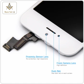 1 GAB. Mazumtirdzniecības AAA+++ Kvalitatīvs Ekrāns iPhone 5S SE LCD Displejs Ar Touch Digitizer Aukstā Līme Bezmaksas Piegāde