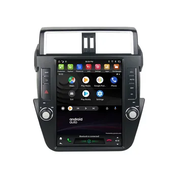 DSP Carplay Tesla ekrāna 4G+64GB Android 9.0 Auto Multimedia Player Prado 150 LC150-2017 GPS Radio Auto stereo galvas vienības
