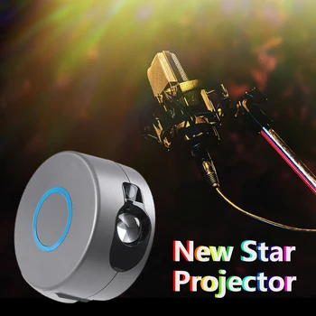 Bluetooth Skaļruni Nakts Gaismas Rotējošās Zvaigžņotā Debess Projektors ar Tālvadības pulti, Bērnu Guļamistaba Zvaigžņu Nakts Lampas