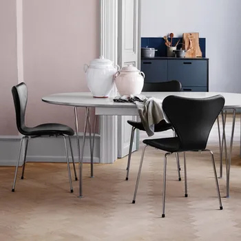 Nordic industrial stila pusdienas krēslu vienkāršs un stilīgs back office desk chair radošo plastmasas sarunu krēslu neto sarkana taburete