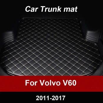 APPDEE Automašīnas bagāžnieka paklājs Volvo V60 2011-2017 kravas starplikas paklāju interjera aksesuāri vāciņu