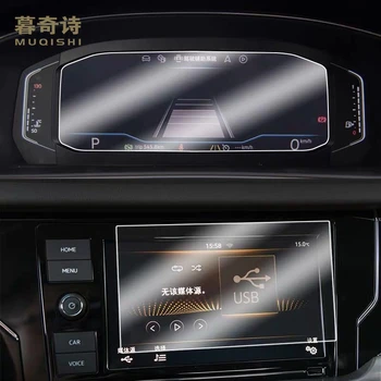 Par Volkswagen T-roc 2018 2019 2020 Rūdīts Stikls Automašīnas Navigācijas Ekrāna Aizsargs, LCD Displejs Filma T Roc Dashoard Paneļa Vāciņu