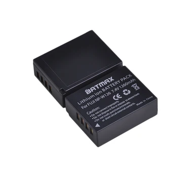 Batmax NP-W126 W126 NPW126 Uzlādējamo Akumulatoru Fujifilm FinePix HS30EXR HS33EXR X-Pro1 X-X E1-E2 X-M1 X-A1 X A2 X-T1 X-T100
