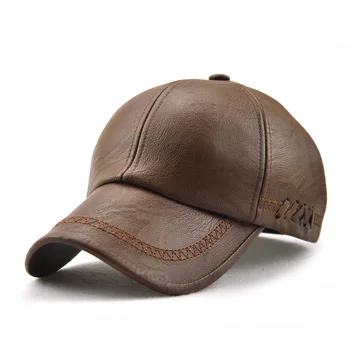 JAMONT Vīriešiem Beisbola cepure Ādas Modes Augstas Kvalitātes Gadījuma Zīmolu Vasaras Cietu Pu Ādas Snapback Cepures Kaulu Masculino Vairumtirdzniecība