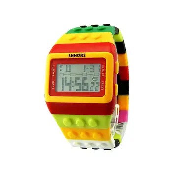 Elektronisko Krāsains LED Varavīksnes Bērni Skatās Digitālo Skatīties Vīriešu Sporta rokas pulksteņi Bērniem Skatīties Relogio Montre Enfant Reloj