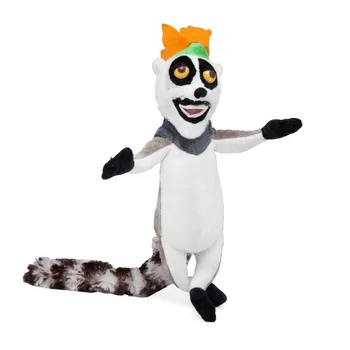 Madagaskara Plīša Pingvīns, Dzīvnieku Rotaļlietas,Lauva Alekss Zebra Marty Žirafe Melman Nīlzirgu Gloria Pelucia Brinquedo Juguete 20-30cm