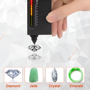 1pc LED Diamond Indikators Testa Pildspalvu Profesionāli Augstas Precizitātes Dimanta Testeri Dārgakmens Gem Selektora Rotaslietas Vērotājs Rīks