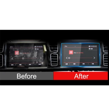 Par Citroen C5 Aircross 2017 2018 2019 Rūdīts Stikls Automašīnas Navigācijas Screen Protector LCD Touch Ekrānu plēves Pret Skrāpējumiem