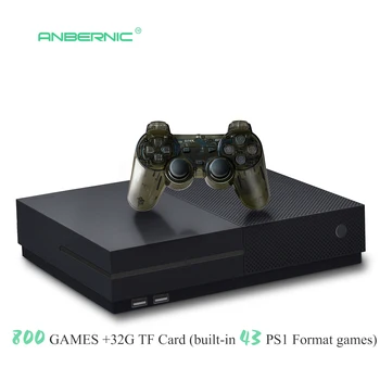 ANBERNIC PS1 Video Retro Spēles 64Bit HD TV HD (4k 800 spēļu konsole X-PRO 32G familt dāvanu video spēļu konsoles xbox tiem