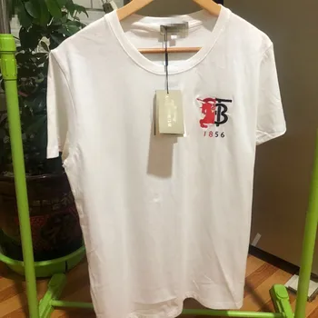 Ir 2021. jaunu modes vasaras kokvilnas cietā t-krekli vīriešiem un sievietēm mīļotājiem atpūtas kokvilnas ar īsām piedurknēm T-krekls S - 5XL