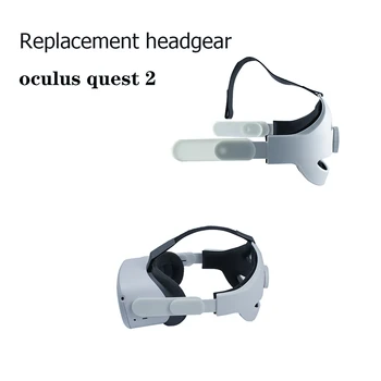 Augstas kvalitātes Regulējama Galvas stīpa, lai Oculus Quest 2 Galvas Siksna ar Putu Galvas Spilvenu Pad VR Austiņas, Aksesuāri