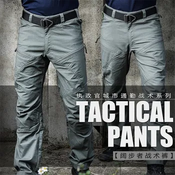 Jaunas Militārās Armijas Bikses Vīriešu Urban Tactical Drēbes Kaujas Bikses Ripstop Auduma Multi Kabatas Unikāla Gadījuma Bikses