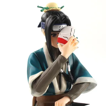 22 cm Naruto Shippuden Skaitļi Momochi Zabuza Haku Aburame Shino Hoshigaki Kisame Inuzuka Kiba Rīcības Attēls, Anime Modelis Rotaļlietas