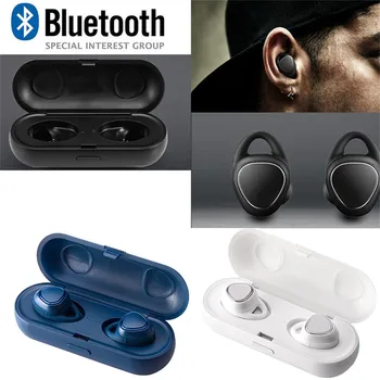 Melna Bluetooth Austiņas Jaunā Sporta In-ear Austiņu Bezvadu un Vadu-free Austiņas Samsung Rīku ICONX SM-R140 Ūdensizturīgs Austiņas