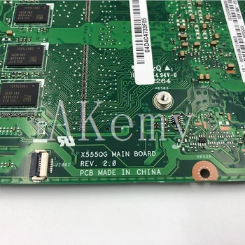 Akemy Par Asus X555Q A555Q X555QG X555QA x555bp x555b X555BA Laotop Mainboard X555QA Mātesplati ar A10-7400U 8GB RAM