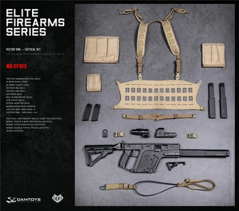 Kolekcionējamus 1/6 Solider Attēls Piederumu Taktiskās VEKTORU Submachine Gun Uzstādīt Ieroci Attēls Šaujamieroču Modelis 12