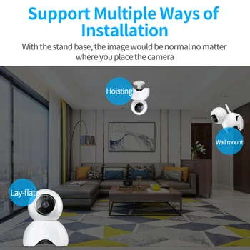 New Smart WIFI IP Kameras Smart IOT Mājas Drošības Uzraudzības HD Kamera Reomotely divvirzienu Nakts Redzamības WiFi Kameru Baby Monitor