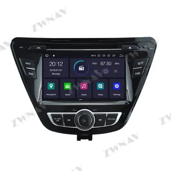 IPS Android 10.0 4+64 screen Auto DVD Atskaņotājs, GPS Navi Par Hyundai Elantra-2019 Auto Radio Stereo Multimediju Atskaņotājs, Galvas Vienības