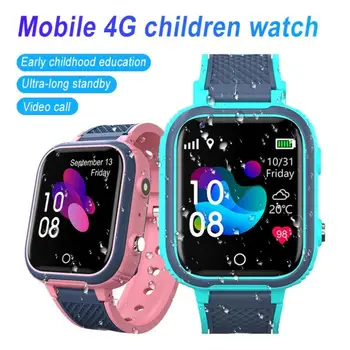 4G Bērniem Smart Watch Studentu Skatīties Atrašanās vietas GPS Tracker Wifi SIM Karte HD Video Zvanu Kamera IP67 Waterproof Bērniem, Baby Skatīties