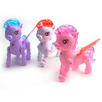 Elektriskā Siksna Unicorn Rotaļlietas Pet Gaismas Ar Mūziku Siksna Pegasus Dzīvnieku Lelle, Rotaļlieta, Kas Pastaigas Lelle Zirgs Ar Spārniem Bērnu Rotaļlietas