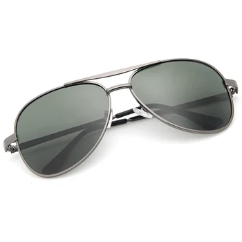 Jaunas Polarizētās Vīriešu Saulesbrilles UN400 Ovāls Metāla Rāmja Brilles Modes Izmēģinājuma Sieviešu Saulesbrilles Sporta Zīmola Vadītāja Saulesbrilles