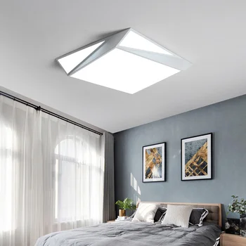 Mūsdienu Minimālismu Augstu spilgtumu LED griestu lampas taisnstūra guļamistaba griestu lampas
