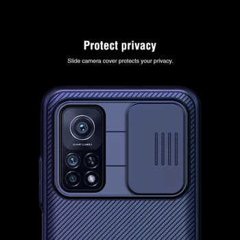 Par Xiaomi Mi 10T Pro 5G Nillkin CamShield Virziet Kameru Aizsargātu Segtu Matēta aizsargs Xiaomi Mi 10T Lite 10 Pro 5G Redmi K30S