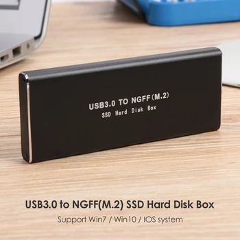 USB 3.0 Micro B M. 2 NGFF SSD Lodziņā Adapteris Ārējo Cieto Disku, Diska Būra Gadījumā Caddy par 2230 2242 2280 2260