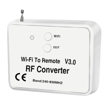 Universāla Bezvadu Wifi RF Converter Tālruņa Nevis Tālvadības 240-930Mhz par Smart Home