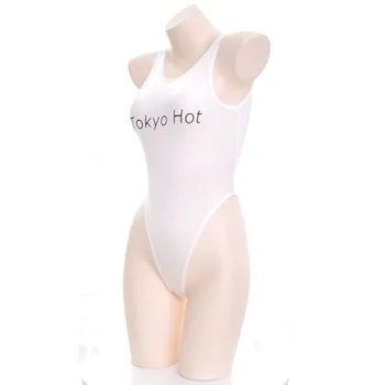 Tokijas Hot Sexy Sieviešu Sukumizu Atklātu Atpakaļ Ķīniešu Rakstzīmes, Caurspīdīga Bodysuit Ķermeņa Uzvalks Teddies Gudrs, Eksotiskie Apģērbi