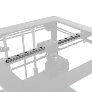 3D Printeri CNC lineāro dzelzceļa MGN12 MGN15 MGN9 200 300 350 400 450 500 600 mm miniatūras lineāras slaidu dzelzceļu par pamata xy BLV printeri