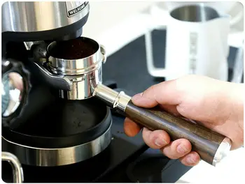 Espresso 54mm Neizdibināms 304 Nerūsējošā Tērauda Portafilter Rīkoties ar Saderīgu ar Breville 870/878/880 Kafijas Automāts