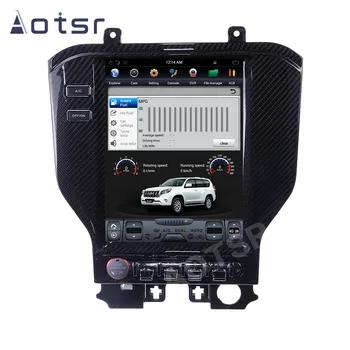 Tesla Stila Automašīnas Radio, GPS Navigācija, Ford Mustang - 2020 Android Multivides Video Atskaņotājs Carplay PX6 Auto Stereo Vienības