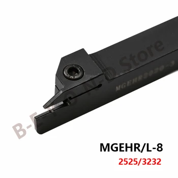 PĒC 8mm MGEHR MGEHL2525 3232 MGEHR2525-8 MGEHL2525-8 MGEHR3232-8 MGEHL3232-8 Rievu Gropējums virpa Rīku Turētājs