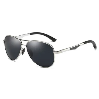 Jaunās saulesbrilles vīriešu braukšanas polarizētās saulesbrilles, kas Eiropas un Amerikas modes tendence vadītāja krupis spogulis