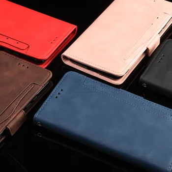 Seifs Gadījumos Xiaomi Redmi Piezīme 9 8 Pro Gadījumā Magnētisko Aizdari Grāmatas Pārsegu, Lai Redmi 9 9A Ādas Kartes Turētāju Tālrunis Somas