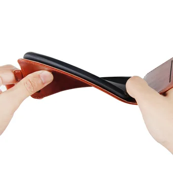 Cyboris Par Redmi Note7 Gadījumā Būtiska Luksusa PU Ādas Maks Vāciņš Tālruņa Pārsegs gadījumā Xiaomi Redmi 7. Piezīme Vertikālā Gadījumā