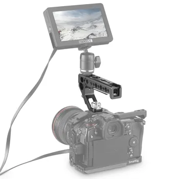 SmallRig DSLR Kameras Augšpusē Rokturis Rokturis Arri Izvietojot Rokturis Ar Anti-off Aukstā Apavu montējams Monitora Mikrofons Pievienot 2165