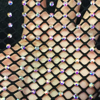 Populārākās Trikotāžas dimanta formas dizains akmeņi Neto mežģīnes auduma,ADF41 Augstas kvalitātes mīksta kāzu kleitu materiāla Mežģīņu Auduma