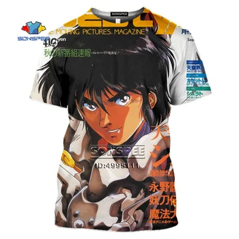 SONSPEE Anime TenKuu Senki Shurato Kawaii Meitene 3D Druka T kreklu apdruka Vīriešu Vasaras Tshirt Gadījuma Lielgabarīta Fitnesa Krekli Top Streetwear
