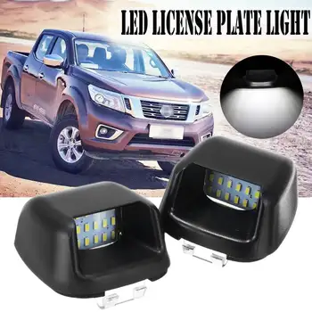 Pāris 16 LED Licences Numura Plāksnes Apgaismojums Aizmugures Buferi Gaismas Lampas Nissan Navara D40 Robeža Suzuki Ekvatora 2004-2018