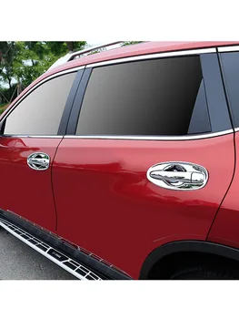 Auto Aizmugures Chrome Stumbrs Astes Durvju Rokturi Bļodas Vāku Apdare Priekš Nissan X-Trail X Trail T32 Negodīgi 2017 2018 auto stils