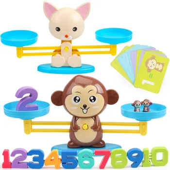 Math Spēles Rotaļlietas Spēles Galda Mērkaķis Kaķis Digitālo Bilances Apjoma Rotaļlietas Bērniem Izglītības Mācību Rotaļlietu Pievienot Atņemt Matemātikas Rotaļlietas