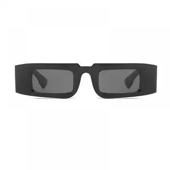 LongKeeper Nelielu Kvadrātveida Saulesbrilles Sieviešu Zīmola Dizainere Retro Taisnstūra Briļļu Vīriešiem Trending Steampunk Saules Brilles Toņos UV400
