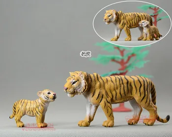 Vairumtirdzniecības un mazumtirdzniecības rotaļlieta modelis Animas savvaļas tīģeris, lauva, zebra zilonis, degunradzis, Ķenguru māte ļoti labas kvalitātes