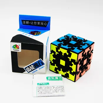 Pārnesumu Vērpjot Cube Puzzle Magic Cube 3x3x3 3*3*3 Ātruma Cube Profesionālās Loģikas Spēle Izglītojošas Rotaļlietas Dīvaini Formas Izliekums Puzles