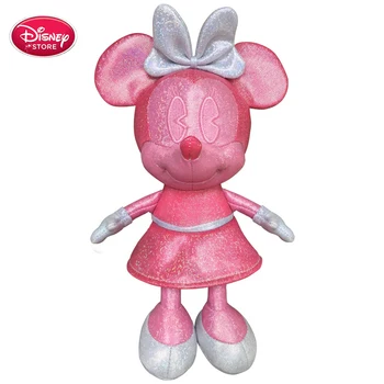 Patiesu Disney Minnie Peles, Lelles, Rotaļlietas Disney Lāzera Minnie Mickey Plīša Pildījumu Augstas Kvalitātes Dāvanas, Klasiskās Rotaļlietas Meitenēm Bērniem